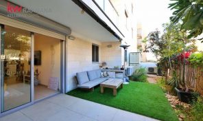 דירת גן של 4 חדרים במרכז רעננה